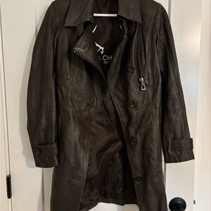 Bod & Christensen Leather Coat